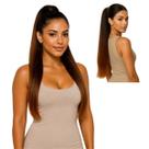 Rabo de Cavalo Cabelo Liso Yaki Bio Vegetal Fibra Futura 70 cm 150 gramas Modelo Marilia Ser Mulher
