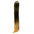 Rabo de Cavalo Fibra Organica Liso 75cm - Cor Preto/Mel