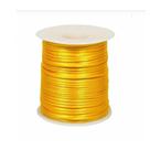 Rabo de rato acetinado 2mm cor 003 amarelo ouro peça c/ 45 metros