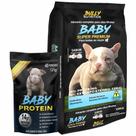Ração Baby Super Premium 15kg + Suplemento Bully Baby Protein 1,2Kg Crescimento Saudavel