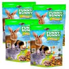 Racao Coelho e Roedores Funny Bunny 500g Kit 4 unidades