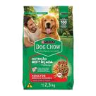 Ração Dog Chow Extra Life Cães - Adultos, Médio/Grande, Carne/Frango/Arroz, 2,5Kg