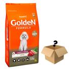 Ração Golden Fórmula Cães Adultos Mini Bits Carne e Arroz 15Kg + Surpresa