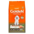 Ração Golden Fórmula Mini Bits Para Cães Adultos de Porte Pequeno Sabor Salmão e Arroz 10,1 kg