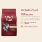 Ração GRAN PLUS Gatos Castrados Frango e Arroz 3kg - Gran Plus Affinity