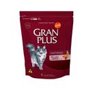 Ração GranPlus para Gatos Adultos Castrados Sabor Salmão e Arroz - 3Kg