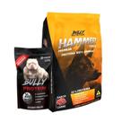 Ração Hammer Premium 15kg mais Complemento Alimentar Bully Protein 1,2Kg Energia e Saude