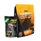 Ração Hammer Premium 15kg mais Complemento Bully Pelo Derme 900g Energia e Saude