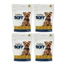 Ração Macia MultiStar Soft Sem Corantes para Cães Kit com 4 Pacotes