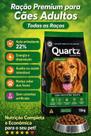 Ração Para Caes Adulto Quartz Essencial Premium 15kg