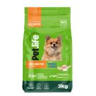 Ração Pet life Frango e Arroz P/ Cães Adultos Raças Peq 3Kg - Proline Ração Pet life Frango e Arroz P/ Cães Adultos Raças Peq 3Kg - Proline