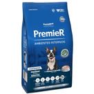 Ração Premier Ambientes Internos Para Cães Adultos de Raças Pequenas Castrados Sabor Frango e Salmão 12 kg
