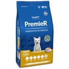 Ração Premier Ambientes Internos Para Cães Filhotes de Raças Pequenas Sabor Frango e Salmão 2,5 kg