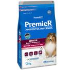 Ração Premier Ambientes Internos Para Cães Sênior de Raças Pequenas Sabor Frango e Salmão 1 kg