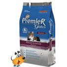 Ração Premier Gatos Ambientes Internos Pelos Longos Frango Adultos 7,5 kg - PremieR Pet