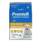 Ração Premier Pet Ambientes Internos Cães Filhotes Frango e Salmão 2.5kg