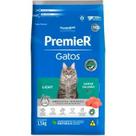 Ração Premier Pet Gatos Ambientes Internos Light Adultos Salmão 1,5kg