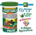 Ração Prodac Vegetable Flakes 50g - Spirulina E Aloe Vera