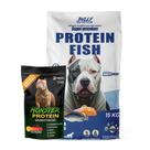 Ração Protein Fish 15kg mais Complemento Alimentar Bully Monster 1,2kg Mais Saude E Vitalidade