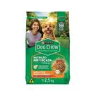 Ração Purina Dog Chow para Cães Extra Life - Adultos Mini/Pequeno, Carne/Frango/Arroz, 2,5 Kg