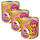 Ração Sache Para Cachorro Canis Filhote Carne 280gr Kit 3un