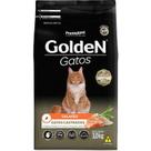 Ração Seca Golden para gatos adultos castrados sabor salmão 3kg.