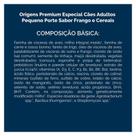 Ração Seca Origens Premium Especial Frango e Cereais Cães Adultos Raças Minis e Pequenas - 3 Kg