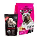 Ração Super Premium Bully Lac 15kg mais Complemento Alimentar Bully Protein 1,2kg Saude e Vitalidade