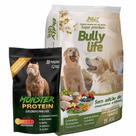 Ração Super Premium Bully Life 15kg + Suplemento Bully Monster 1,2kg Nutrição Equilibrada