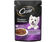 Ração Úmida Cesar Sachê Cortes Selecionados Filé Mignon para Cães Adultos 85 g