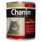 Ração Úmida Chanin Lata para Gatos Adultos Sabor Carne e Frango 280g
