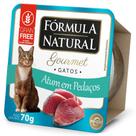 Ração Úmida Fórmula Natural Super Premium Gourmet para Gatos Sabor Atum em Pedaços 70g