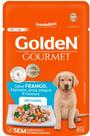 Ração Úmida Golden Gourmet Cães 85g- Sabor Frango Filhotes - Kit C/10 Ração Úmida Golden Gourmet Cães 85g- Sabor Frango Filhotes - Kit C/10