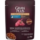 Ração Úmida GranPlus Gourmet Sachê para Gatos Castrados Sabor Ovelha - 85g - Gran Plus
