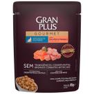 Ração Úmida GranPlus Gourmet Sachê para Gatos Castrados Sabor Salmão e Frango - 85g - Gran Plus