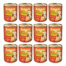 Ração Úmida Natural Cães Adultos Carne Patê Kit 12 Latas