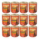 Ração Úmida Natural Cães Filhotes Frango Patê Kit 12 Latas