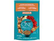 Ração Úmida para Gato Adulto Sachê Purina One - Super Nutrientes Carne 85g
