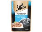 Ração Úmida para Gatos Sheba Adulto Sabor Atum Marinado em Sachê 85g