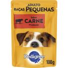 Ração Úmida Pedigree Sachê Carne ao Molho para Cães Adultos 100 g