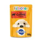 Ração Úmida Pedigree Sachê Carne ao Molho para Cães Filhotes 100 g