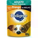 Ração Úmida Pedigree Sachê para Cães Adultos de Raças Pequenas Frango ao Molho 100 g