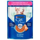 Ração Úmida Sachê Cat Chow para Gatos Filhotes Sabor Frango 85g