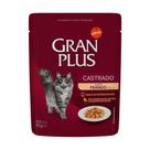 Ração Úmida Sachê GranPlus para Gatos Castrados sabor Frango 85g - Gran Plus Ração Úmida Sachê GranPlus para Gatos Castrados sabor Frango 85g - Gran Plus