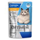 Ração Úmida Sachê Optimum para Gatos Castrados Sabor Frango 85g