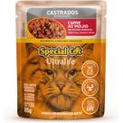 Ração Úmida Sachê Special Cat Ultralife Carne ao Molho para Gatos Castrados - 85g
