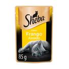 Ração Úmida Sheba Sachê para Gatos Adultos Sabor Frango 85g