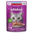 Ração Úmida Whiskas Sachê Carne para Gatos Castrados 85g Ração Úmida Whiskas Sachê Carne para Gatos Castrados 85g