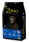 Ração zorro Premium Adulto Carne 15kg