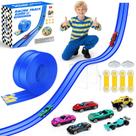 Race Car Track EFCRBS Flex de 15 pés com 6 carros para crianças de 3 anos ou mais